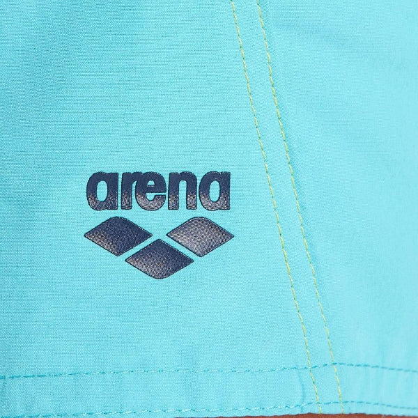 Arena Fundamentals Logo Jr Box Swimming Shorts, Martinica-Navy-Soft Green