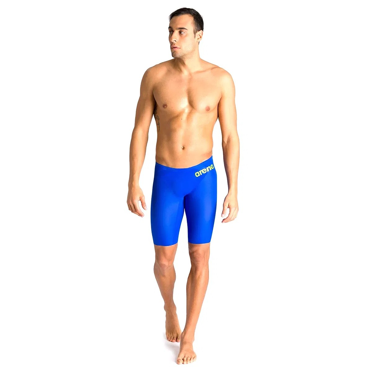 Arena Powerskin Carbon Air2 Jammer Short For Men, Electric Blue&Dark Grey