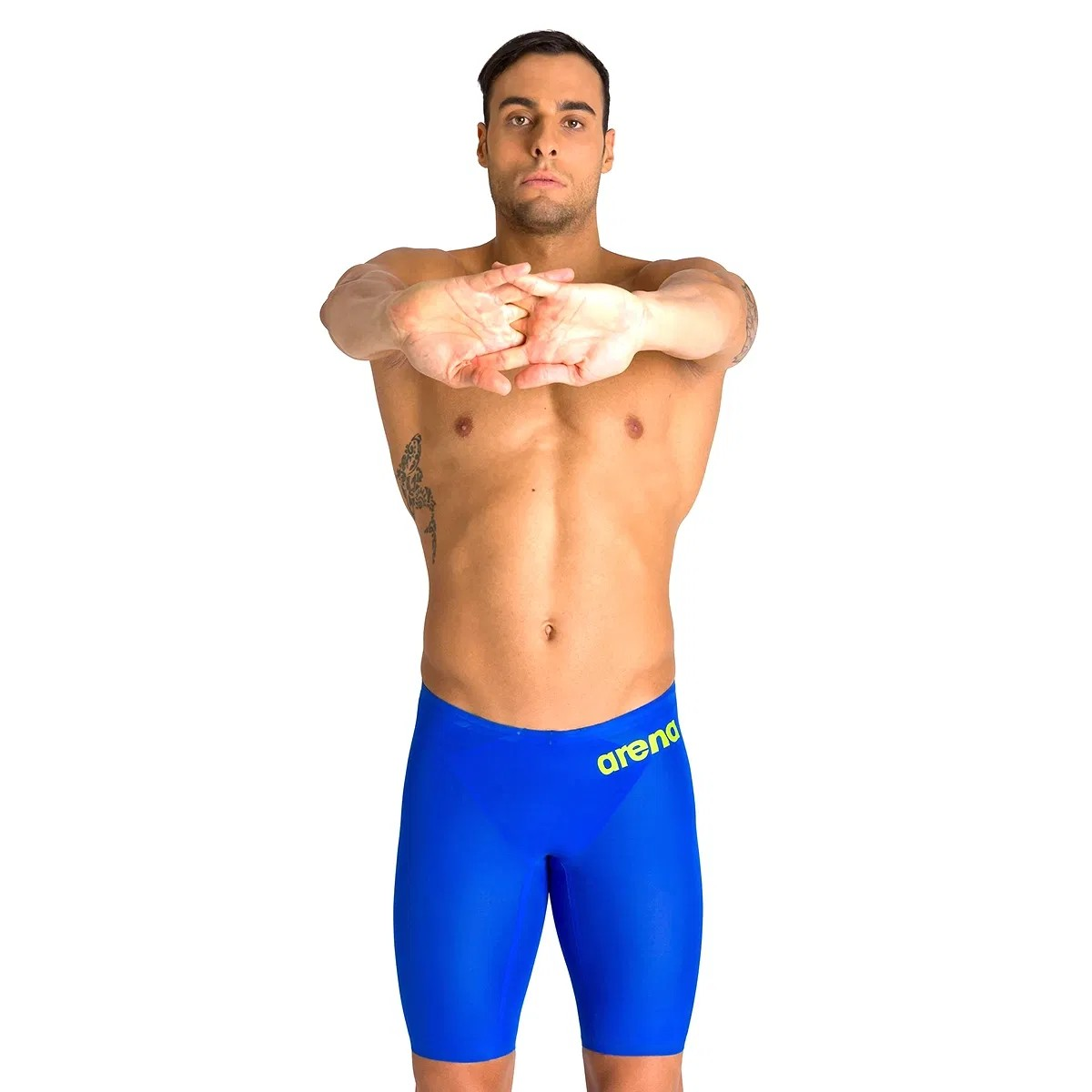 Arena Powerskin Carbon Air2 Jammer Short For Men, Electric Blue&Dark Grey
