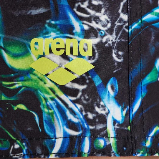 Arena Beach Swimming Short Allover For Men, Black Multi