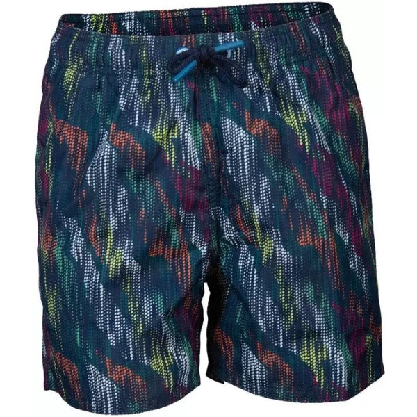 Arena Boy'S Beach Boxer Allover Swimming Shorts, Waves Multi