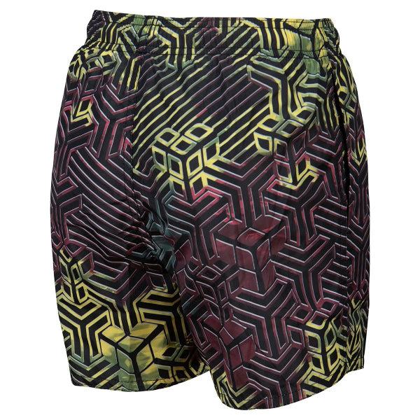 Arena Boy'S Beach Boxer Allover Swimming Shorts, Kikko Pro Brown
