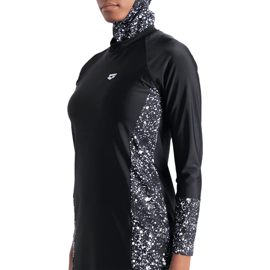 Arena Womens Arena Modesty Tunic All Long Sleeves Top For Women