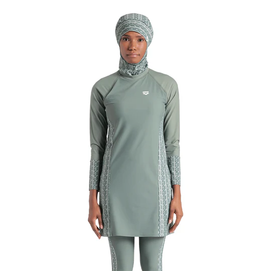Arena Womens Arena Modesty Tunic All Long Sleeves Top For Women