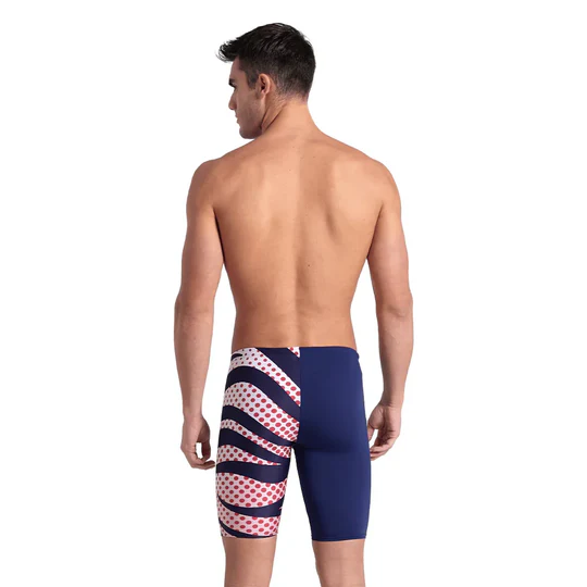 Arena Mens Arena Multi Stripes Swim Jammer For Men