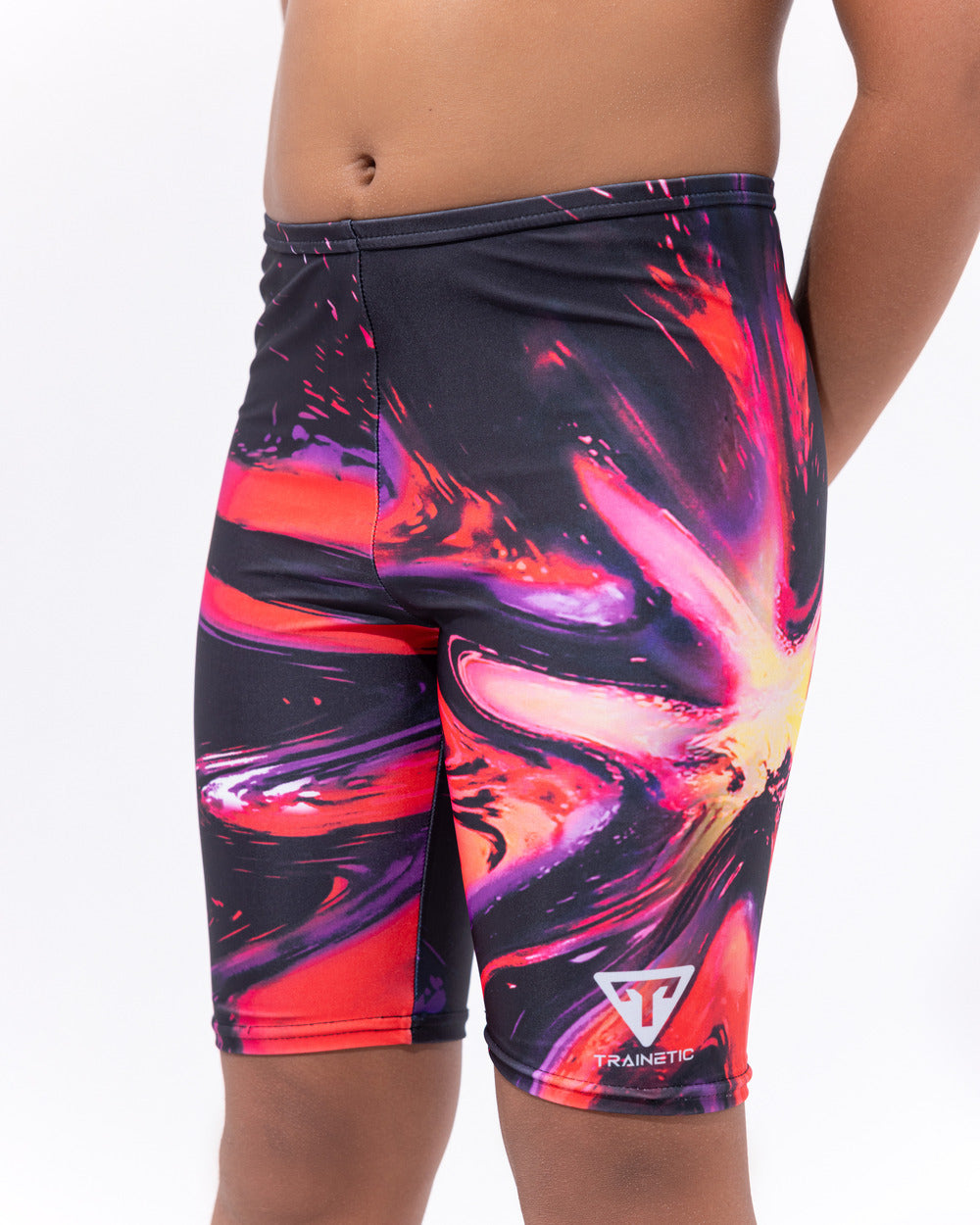 حذاء تدريبي للأطفال Noah Jammer باللونين الأسود والأحمر