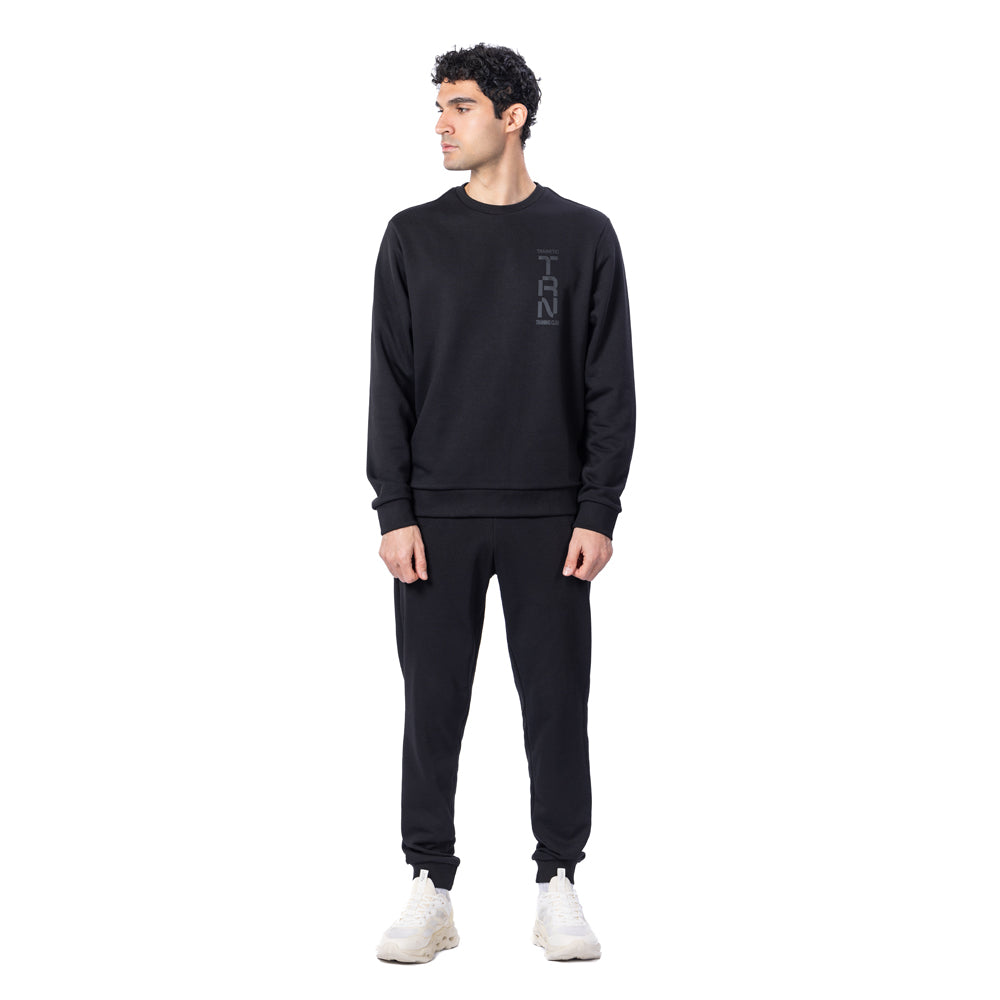 سويت شيرت رجالي من ترينيتيك لايف ستايل، أسود