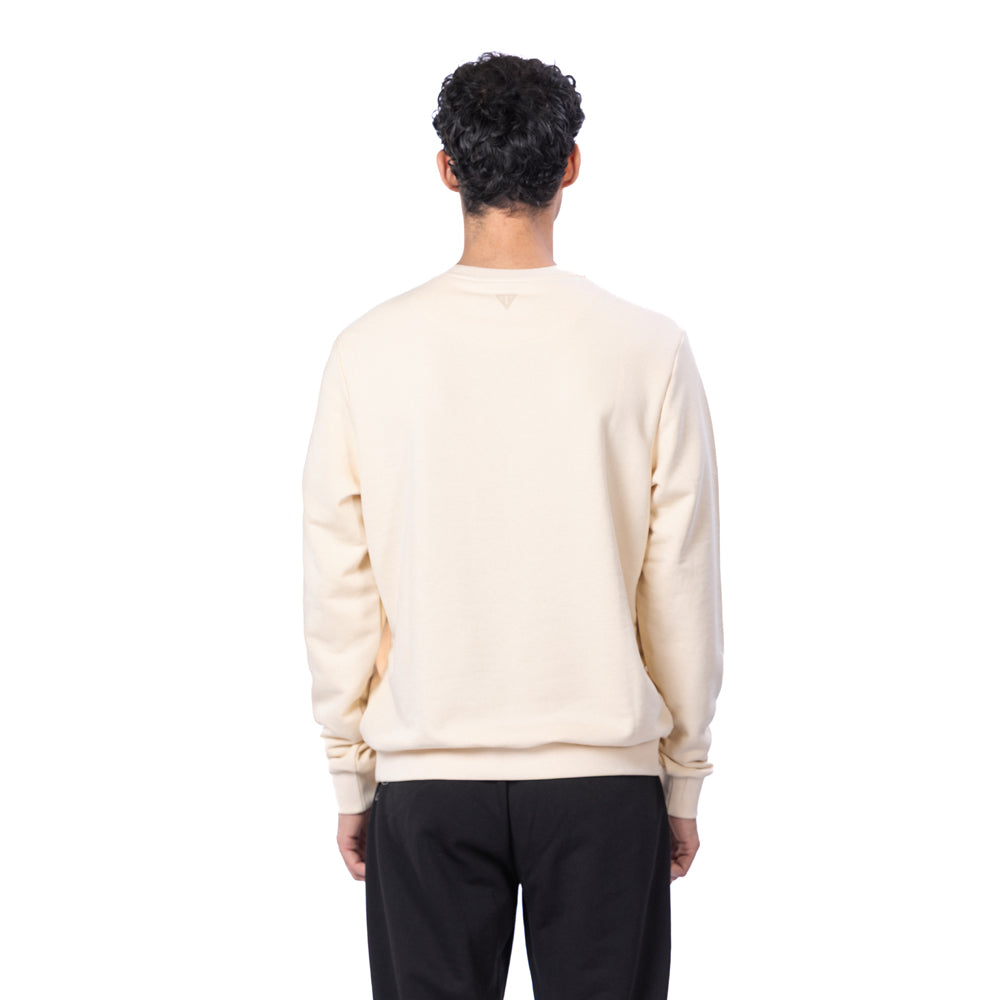 سويت شيرت رجالي من Trainetic، بيج فاتح