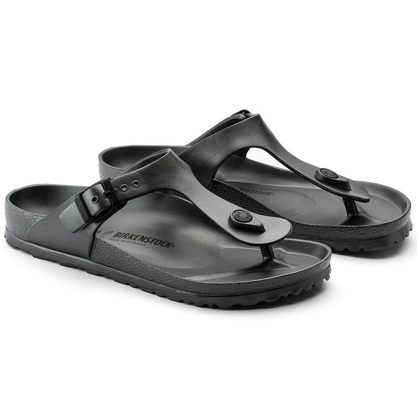 Birkenstock Gizeh Eva Metallic Anthracite For Unisex