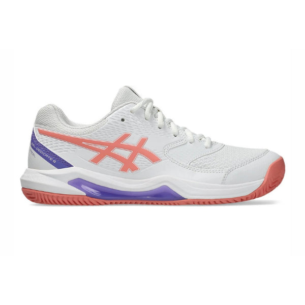 Asics Gel-Dedicate 8 Padel Padel Shoes For Women, White&Guava