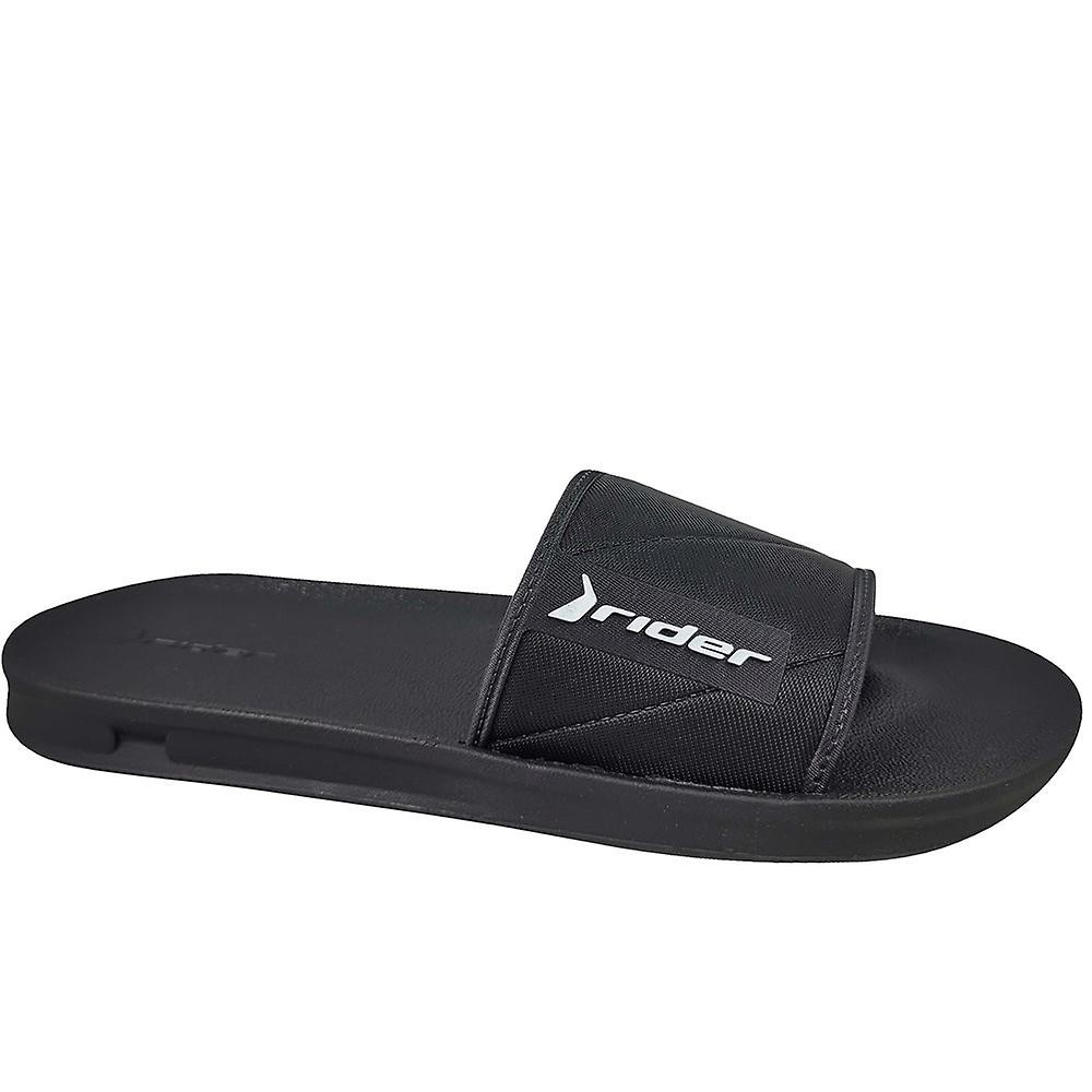 Rider Street Slide Ad Slipper For Men, Black&White