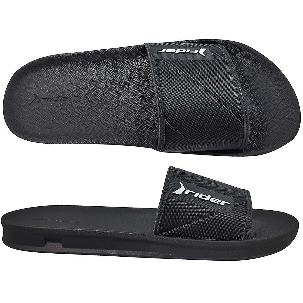 Rider Street Slide Ad Slipper For Men, Black&White