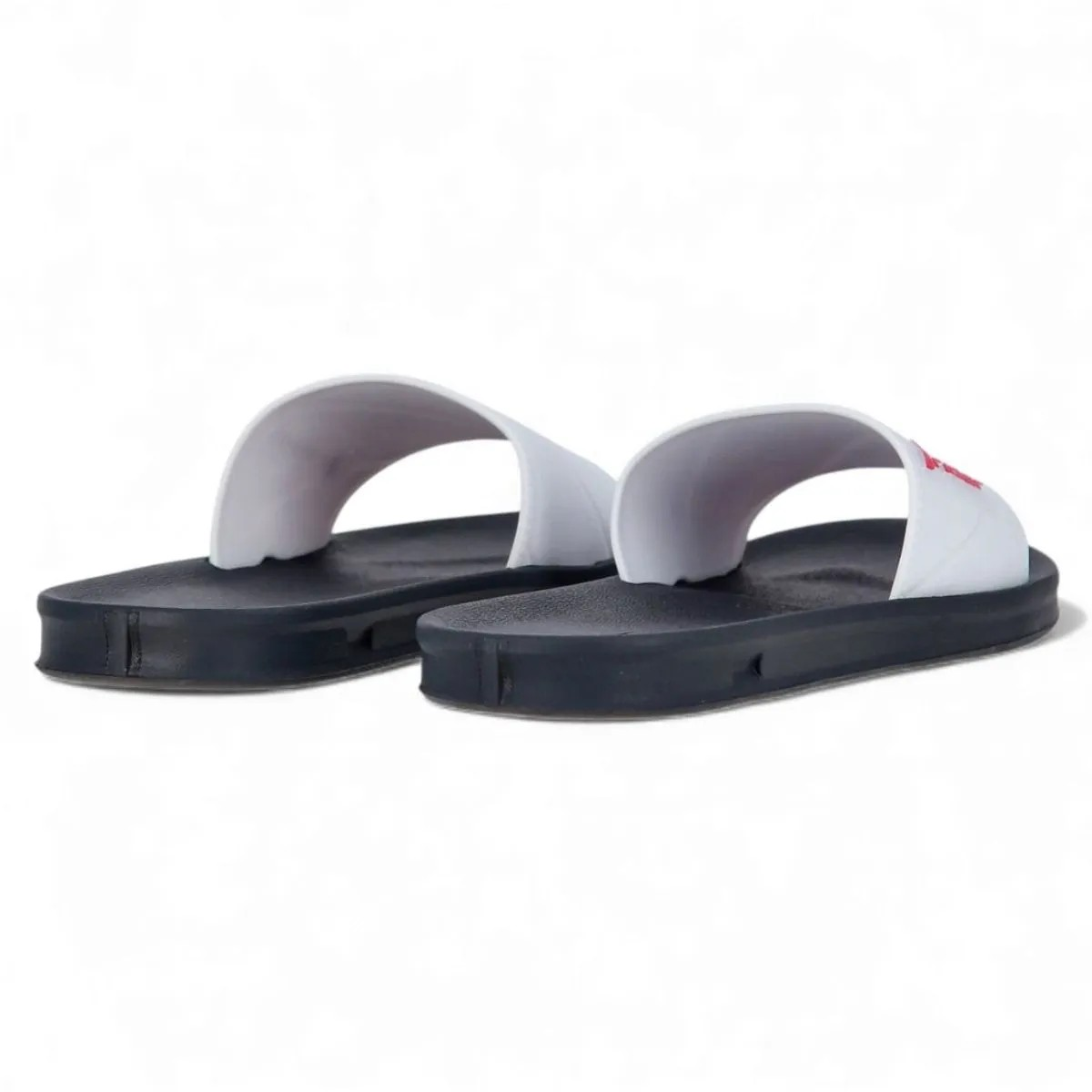 Rider Street Slide Ad Slipper For Men, Blue&White