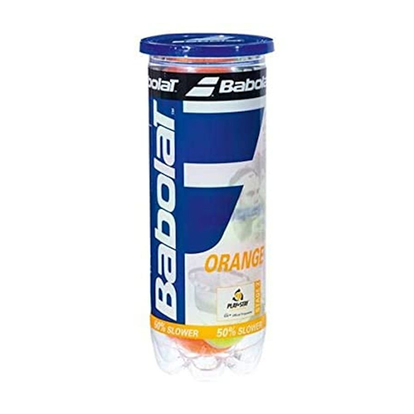 BABOLAT ORANGE X3 TENNIS BALL FOR JUNIOR, YELLOW&ORANGE
