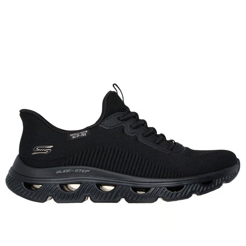 Skechers Bobs Arc Waves Lifestyle Shoes For Women, Black