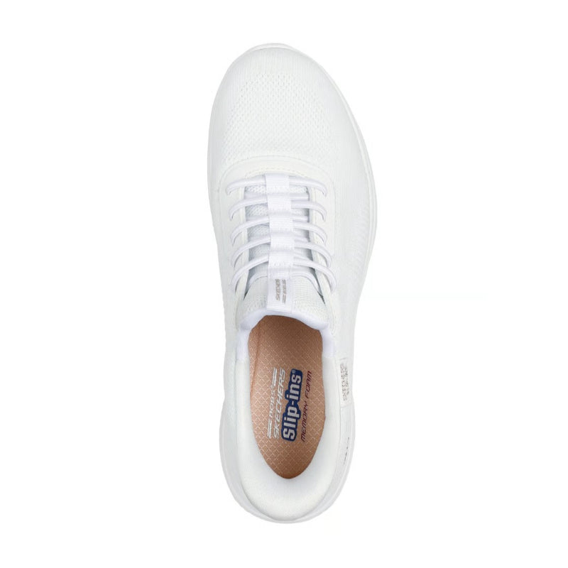 Skechers Bobs Arc Waves Lifestyle Shoes For Women, White