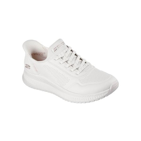 حذاء رياضي نسائي من سكيتشرز بوبس سكواد 4، أبيض