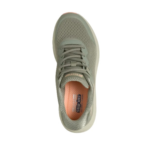 Skechers Bobs Skillz Running Shoes For Women, Olive