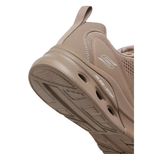 Skechers Bobs Arc Waves 2.0 Running Shoes For Men, Taupe