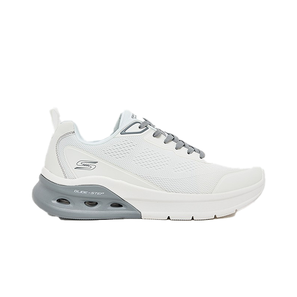 Skechers Bobs Arc Waves 2.0 Running Shoes For Men, White&Gray