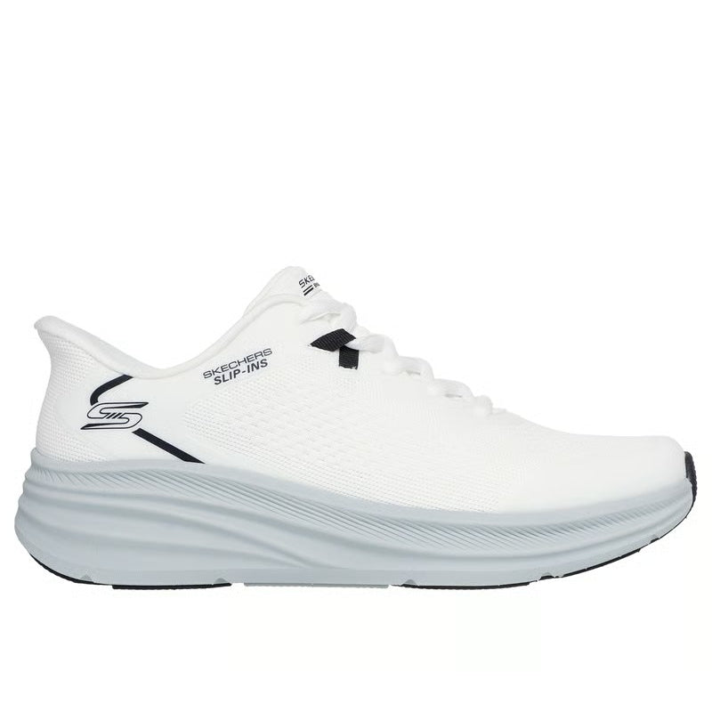 Skechers Bobs Skillz Running Shoes For Men, White&Gray