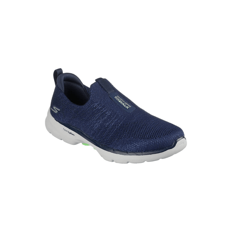 Skechers Go Walk 6 Glimmering Walking Shoes For Women, Navy Green