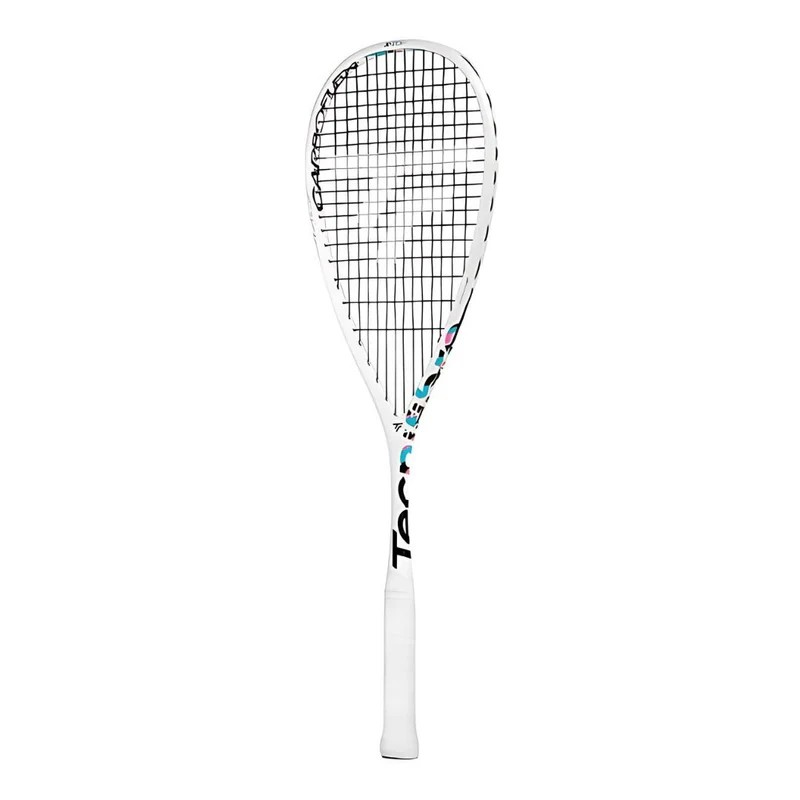 Tecnifibre Carboflex X-Top V2 125 Ns Squash Racket For Unisex, White&Black&Blue&Pink