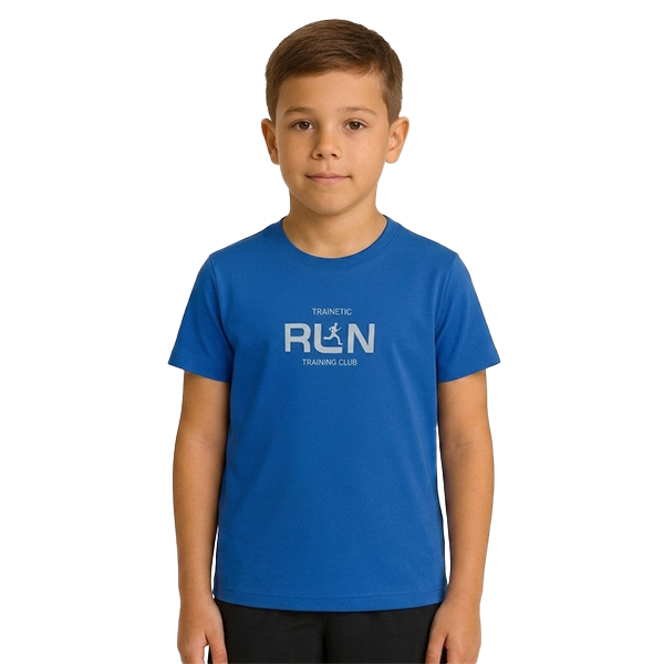 Trainetic Fitness T-Shirt For Boys, Royal Blue