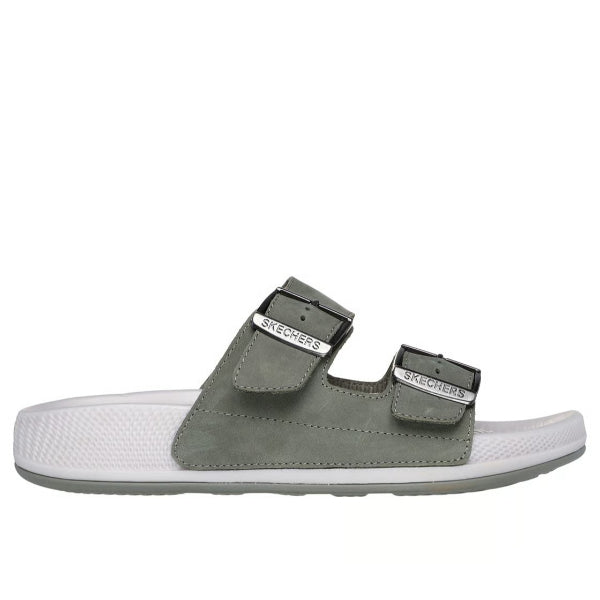 Skechers Hyper Slide Flip Flops For Women, Olive