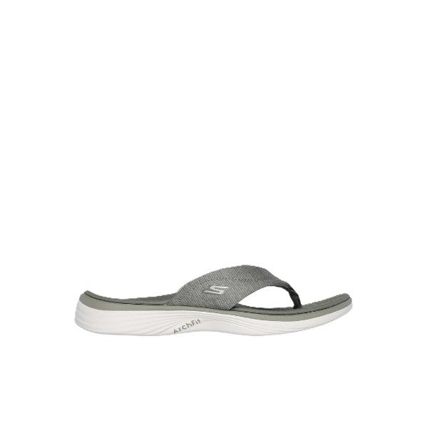 Skechers Arch Fit Radiance Flip Flops For Women, Olive