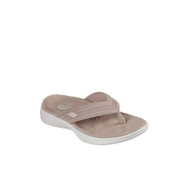 Skechers Arch Fit Radiance Flip Flops For Women, Taupe