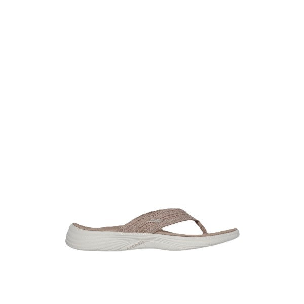Skechers Arch Fit Radiance Flip Flops For Women, Taupe