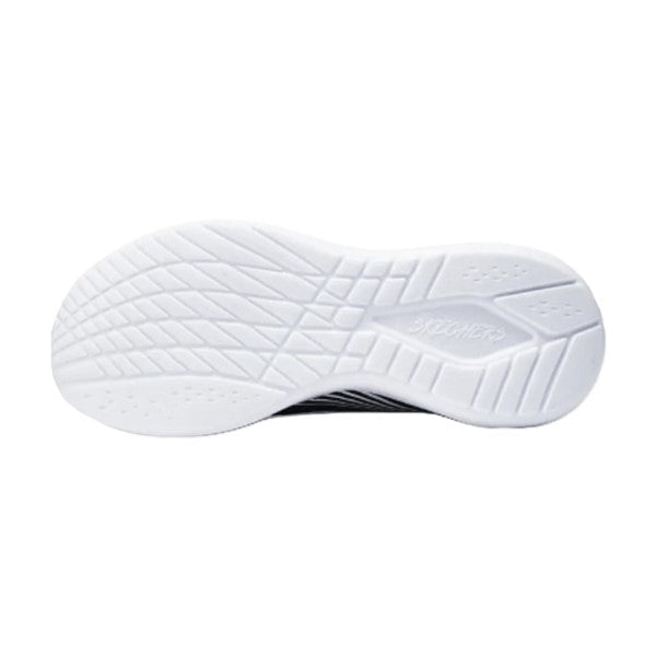 Skechers Vapor Plus Running Shoes For Women, Blk&Wht&Ht Pnk