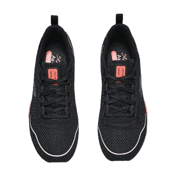 Skechers Vapor Plus Running Shoes For Women, Blk&Wht&Ht Pnk