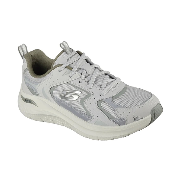 حذاء رياضي نسائي من سكيتشرز آرتش فيت 2.0، لون رمادي فاتح