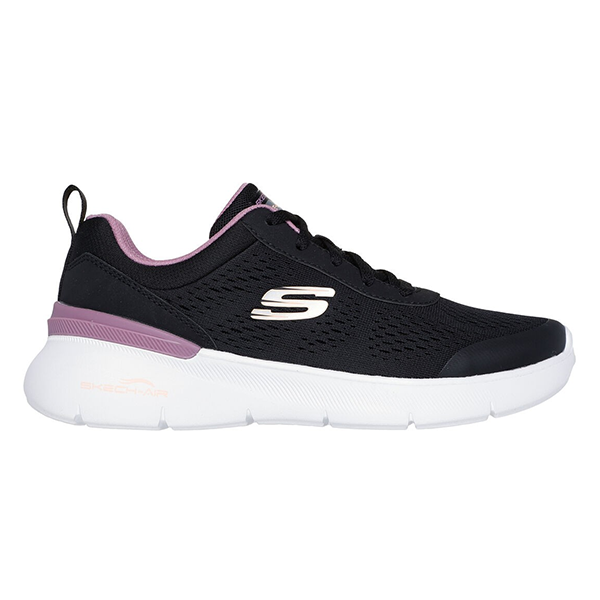 Skechers Skech-Air Dynamight Running Shoes For Women, Black Mauve