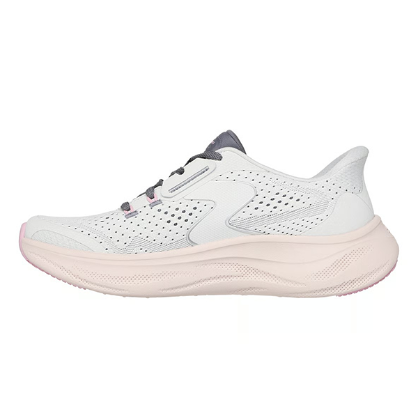 حذاء سكيتشرز سكيتش كلاود للجري للنساء، أبيض متعدد الألوان