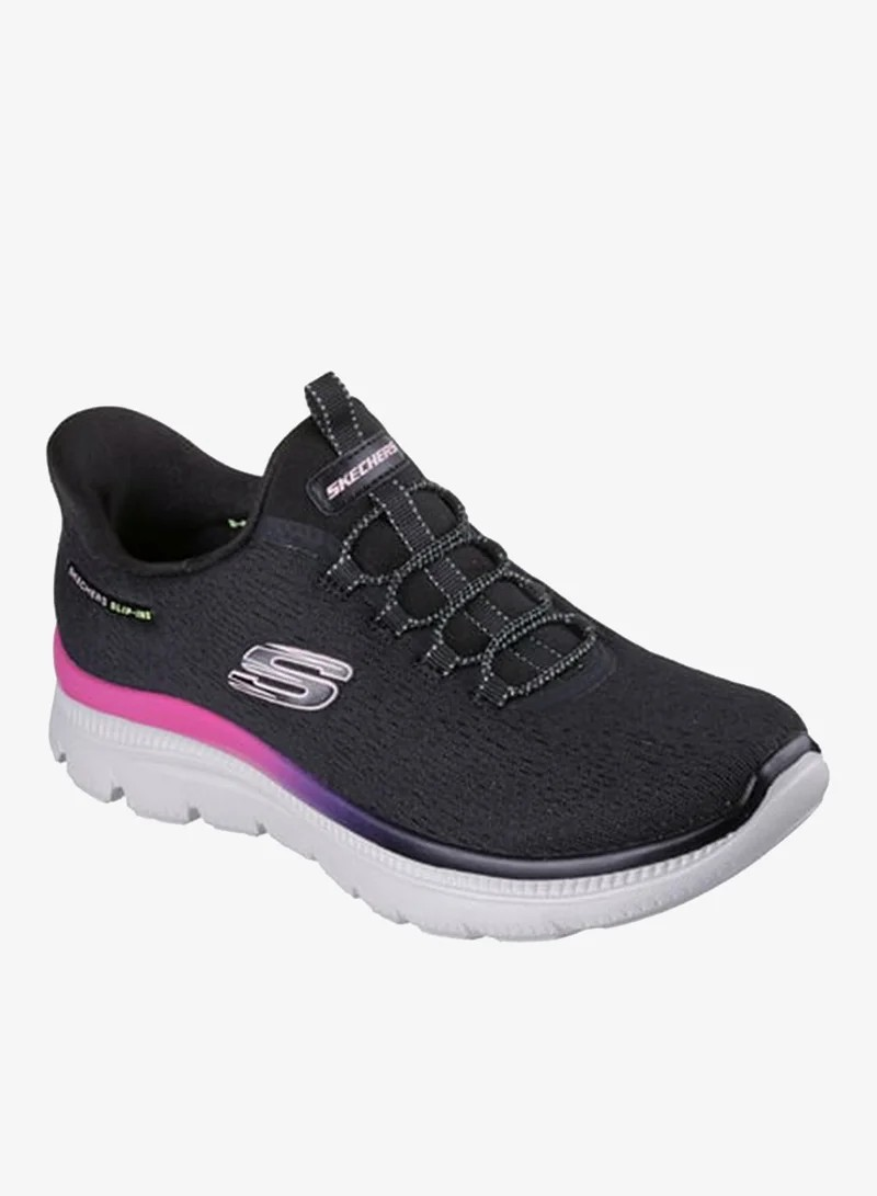 Skechers Summits Plus Lifestyle Shoes For Women, Black Multi