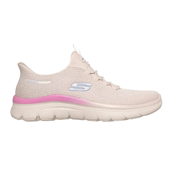 أحذية سكيتشرز ساميتس بلس لايف ستايل للنساء، لون وردي فاتح