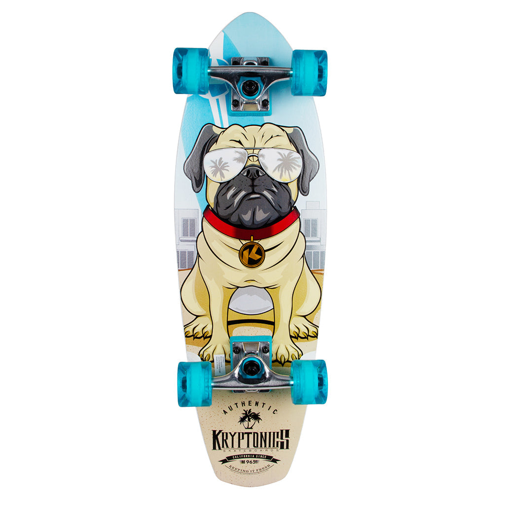 Kryptonics Pug Life Cruiser Board - 27 Inch