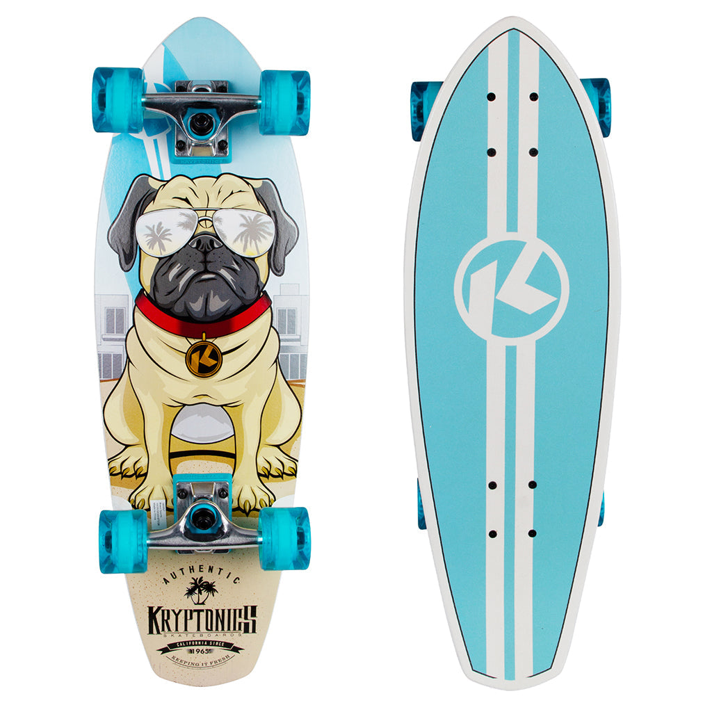 Kryptonics Pug Life Cruiser Board - 27 Inch