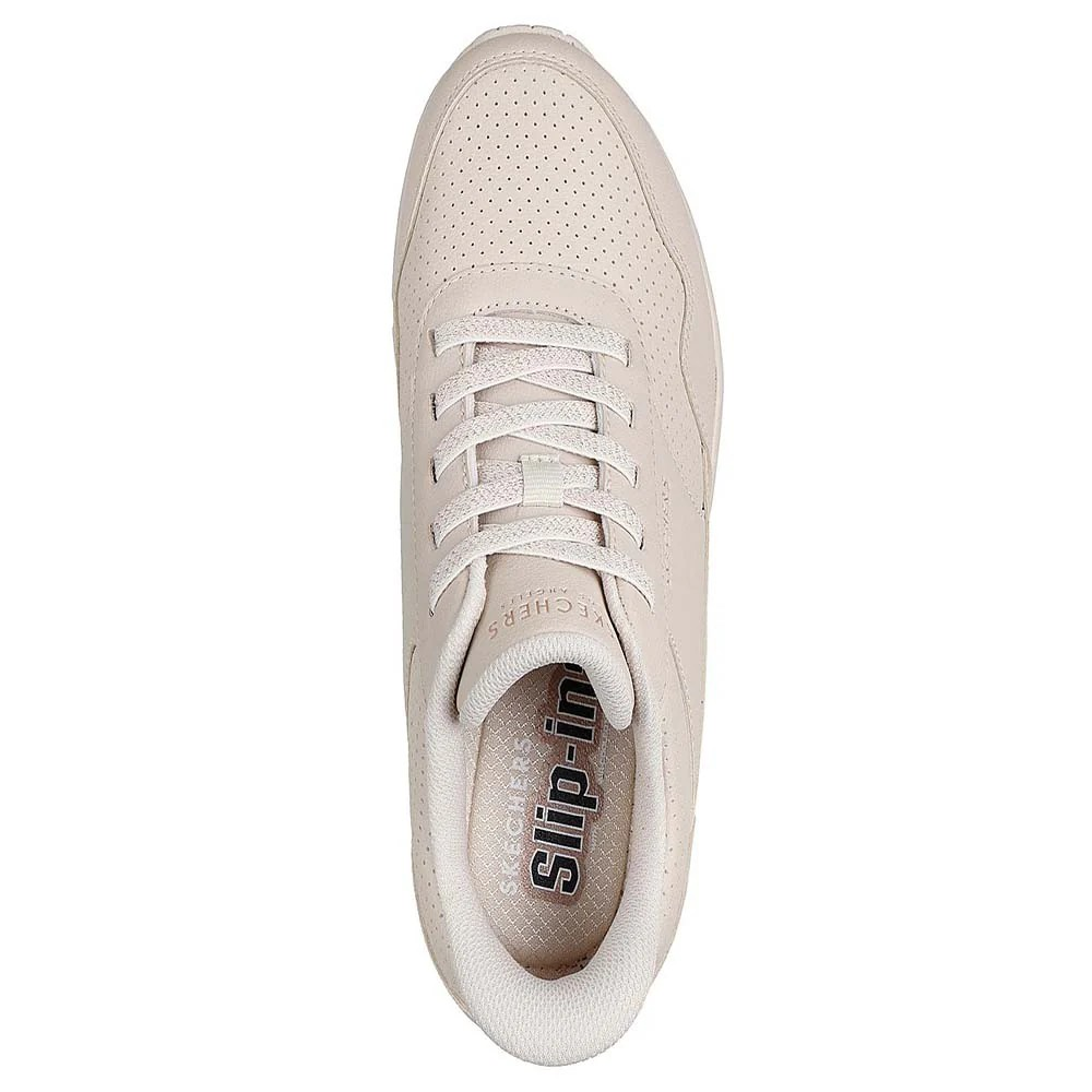 Skechers Uno Lifestyle Shoes For Women, Off White