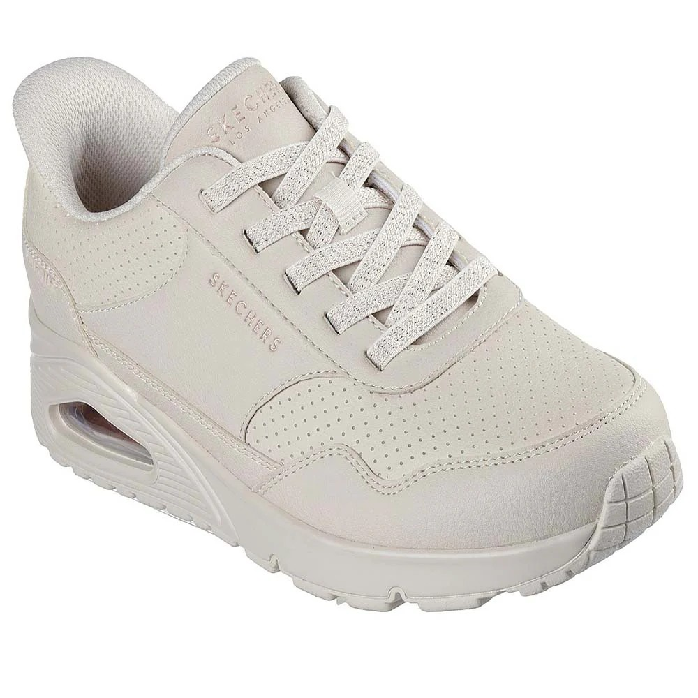Skechers Uno Lifestyle Shoes For Women, Off White