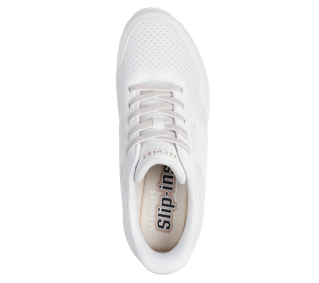Skechers Uno Lifestyle Shoes For Women, White