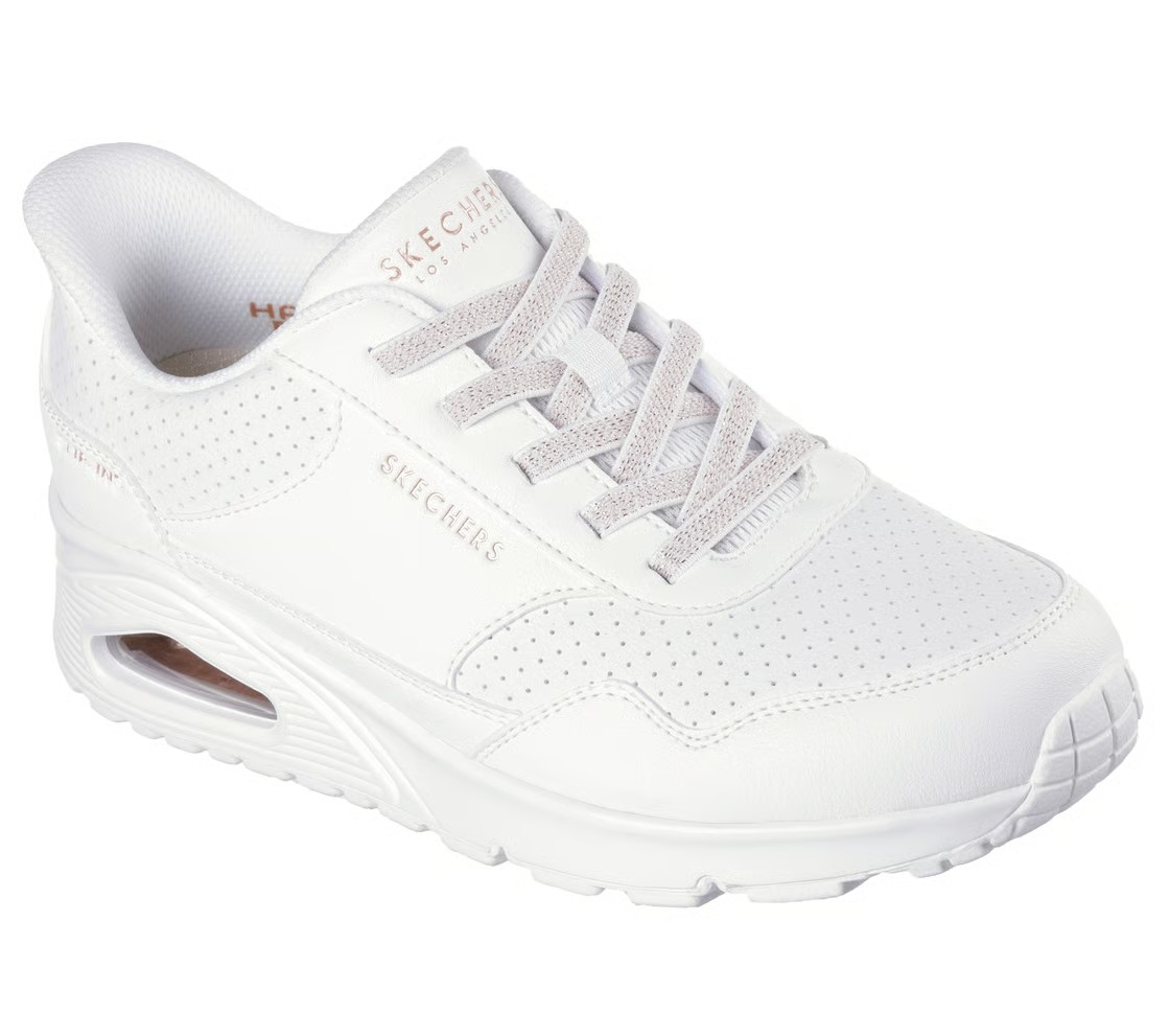 Skechers Uno Lifestyle Shoes For Women, White
