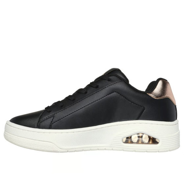 Skechers Uno Court Lifestyle Shoes For Women, Black