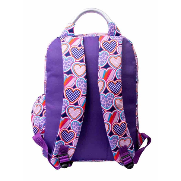 Cubs Purple Hearts Bag1 Backpack For Unisex