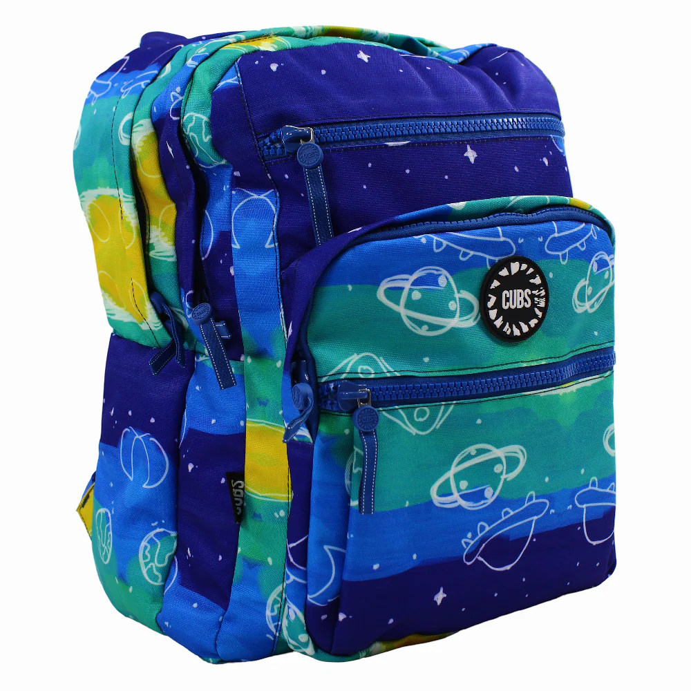 Cubs Shades Of Blue Universe Backpack For Unisex