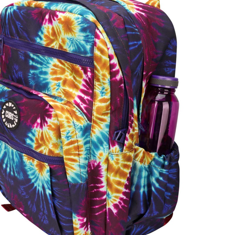 Cubs Teenage Mood Tie Dye Backpack For Unisex