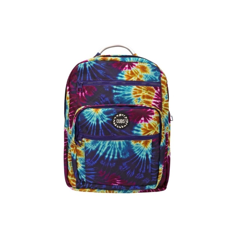 Cubs Teenage Mood Tie Dye Backpack For Unisex